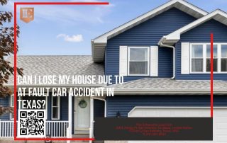 can i lose my house due to at fault car accident texas